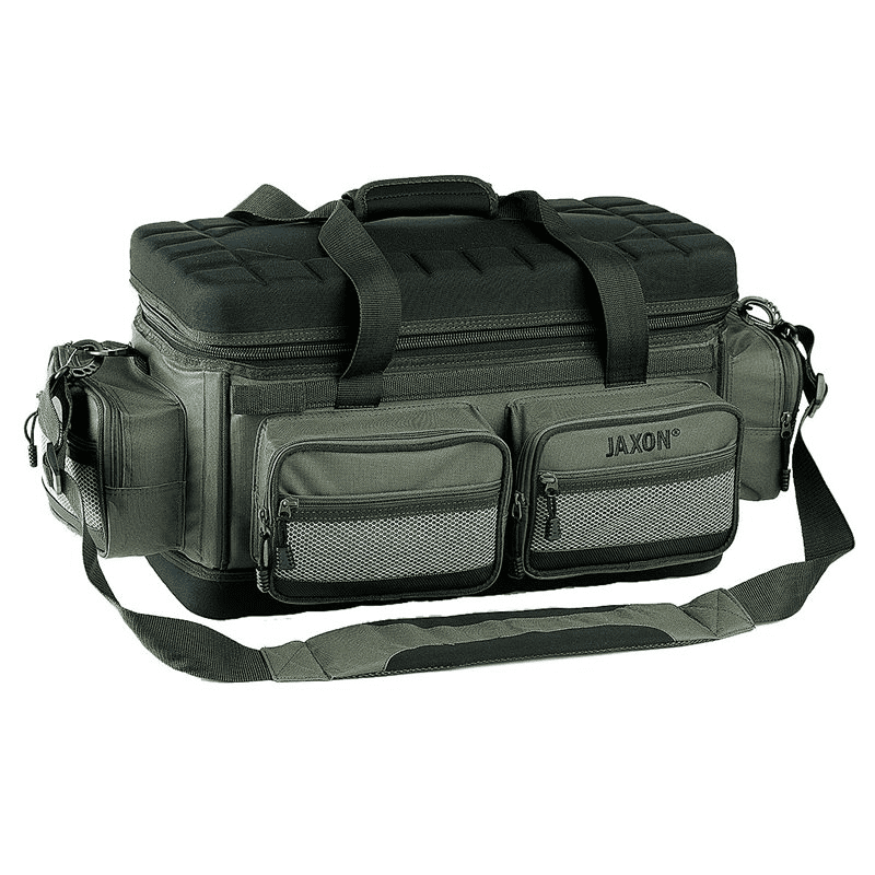 Jaxon veiðitaska með/hörðum botni L