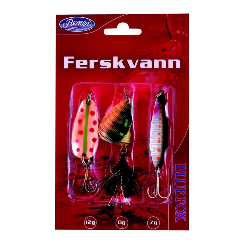 Spúnasett Ferksvatn Blue Fox 3pk